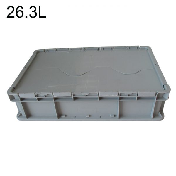 solid base euro stacking crate 28l