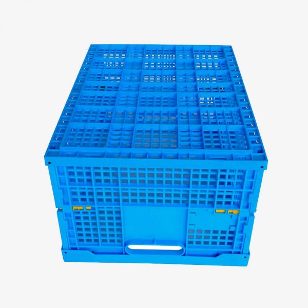 collapsible plastic storage crates