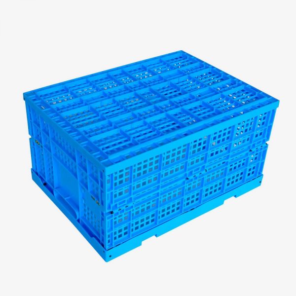 collapsible plastic storage crates