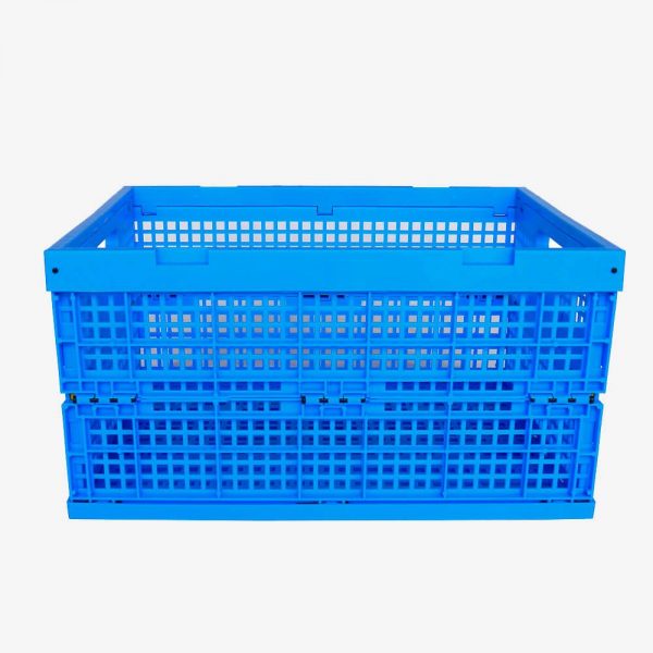 collapsible plastic storage crates