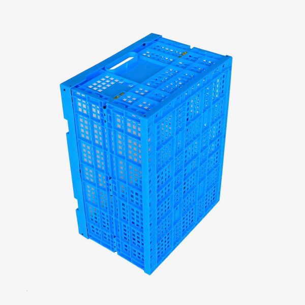 collapsible plastic storage crates
