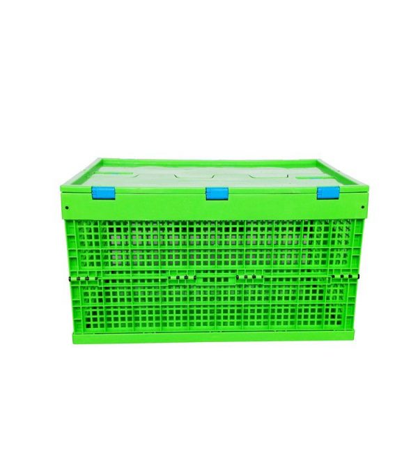 collapsible storage containers with lids