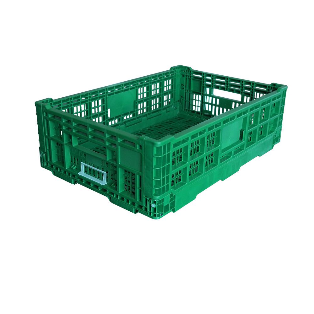 45 Liter Collapsible Crate - Plastic Storage Bin Container Stackable Milk  Crate
