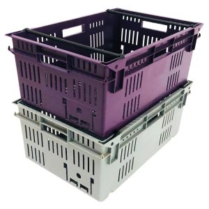 stackable bale arm crates