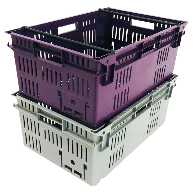 Supermarket crates, Bale Arm crates, supermarket stacking crates