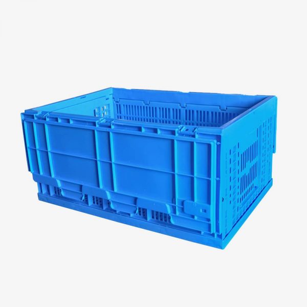 collapsible crate with lid