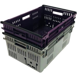 nestable bale arm crates