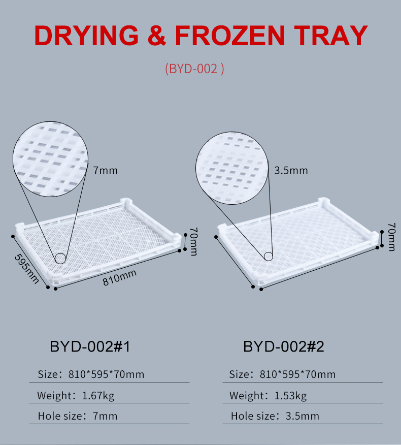 commercial pasta drying tray detail