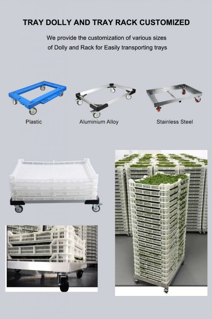 pasta drying tray with dolly