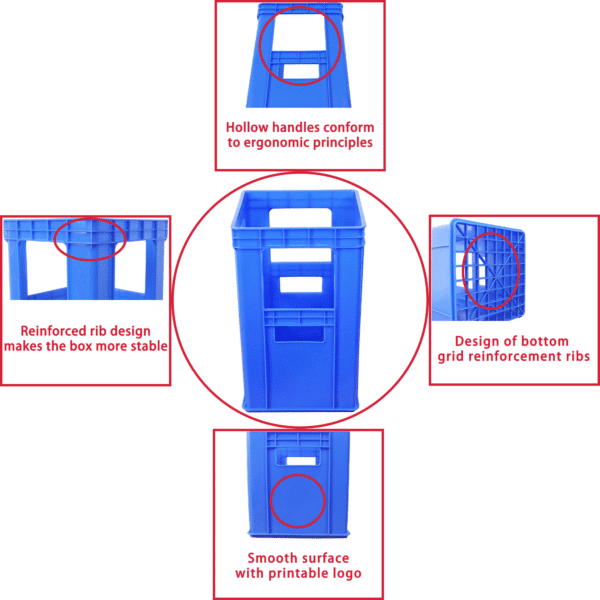 5 gallon water bottle crate