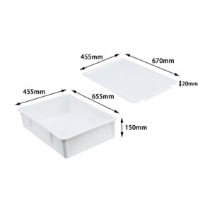 Pizza Dough Proofing Box with Lid