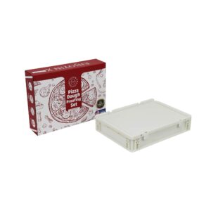 Pizza dough proofing container