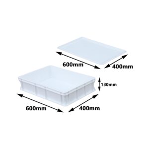 Pizza dough proofing container with lid