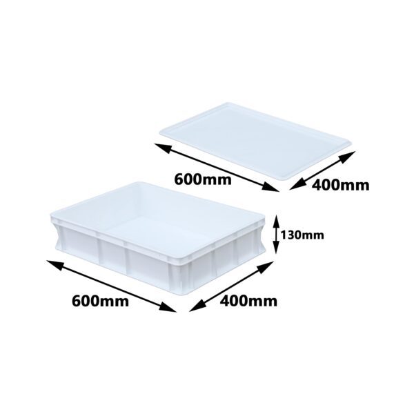 Pizza dough proofing container with lid